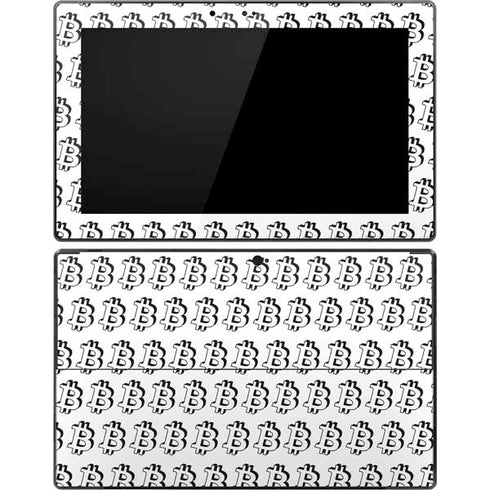 Bitcoin Pattern Surface Pro Tablet Skin
